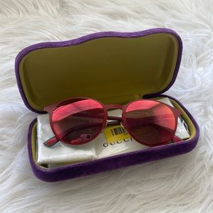 Gucci RedGreenRed Sunglasses.